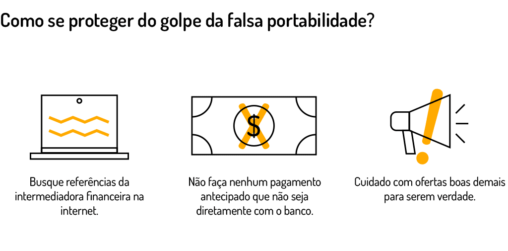 como se proteger do golpe da falsa portabilidade