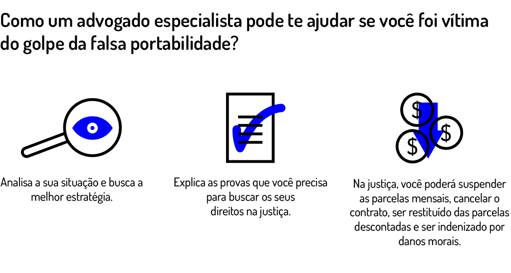 Como um advogado especialista pode te ajudar se você foi vítima do golpe da falsa portabilidade? 