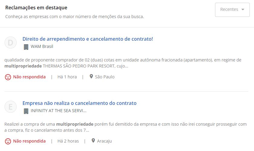 cancelar contrato de multipropriedade reclame aqui